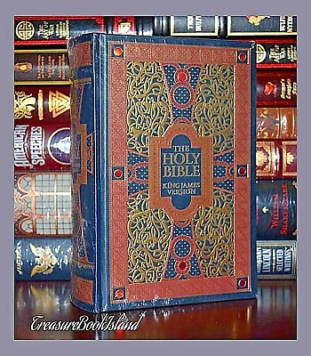 NEW Holy Bible KJV Illustrated Gustave Dore Leather Bound Collectible  • £28.32