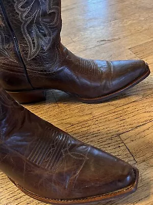 Shyanne Cowboy Boots Women Size 9 B Brown Pointed Toe • $45