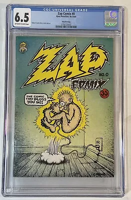 ZAP COMIX #0 CGC 6.5 Robert Crumb Story Cover & Art Third Printing No Date APEX • $89.99