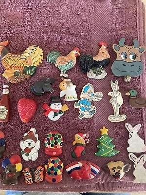 Magnet Lot Of 24 -some Vintage  • $9