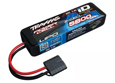 Traxxas 1/10 Stampede 2WD VXL * POWER CELL LIPO BATTERY 5800MAH 7.4V 25C 2S ID * • $59.95