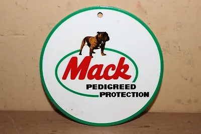 Mack Bulldog Trucks Semi Farm Gas Oil Porcelain Like 4  Steel Metal Magnet Sign • $24.95