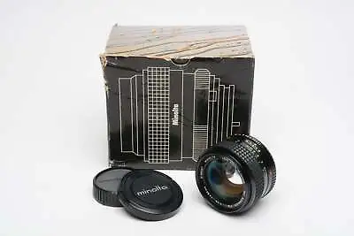 Minolta MC Rokkor PG 50mm F1.4 MD Prime Lens Very Clean And Sharp! Boxed • $120.85