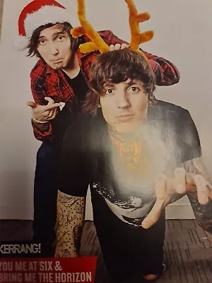 Oli Sykes Bring Me The Horizon  Josh You Me At Six Calendar A4 Poster Kerrang • £6.49