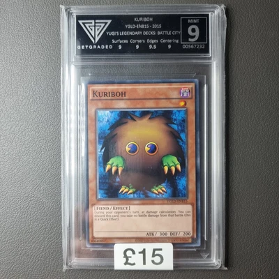 £14.99 • Buy Kuriboh Mint 9 🔥getgraded Nostalgia⚡ Yu-gi-oh 📬 Graded Psa