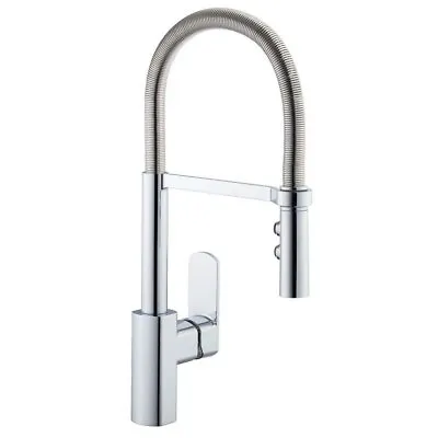 Pegasus 1250 Series Spring Neck Singlehandle Pulldown Sprayer Kitchen Faucet Chr • $119.99