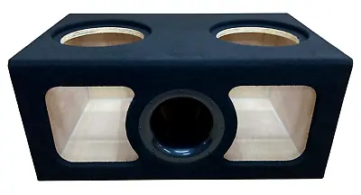 Ported Sub Box Subwoofer Enclosure For 2 10  Subs ~ PLEXIGLASS ~ 33 HZ - BIRCH • $379.95