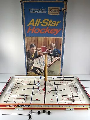 Vintage 1960’s Sears (Munro) All Star Table Hockey Game W/box • $74.99