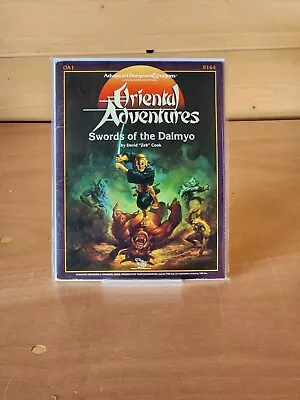 Oriental Adventures Swords Of The Diamyo I Advanced Dungeons & Dragons I TSR • $30