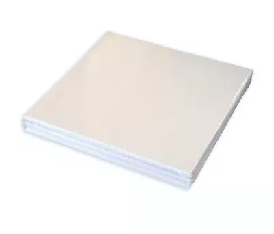 Pebeo Art Painting Canvas Boards Pack Of 3 - White Cotton 10 X 10 Cm Canvas • £3.29