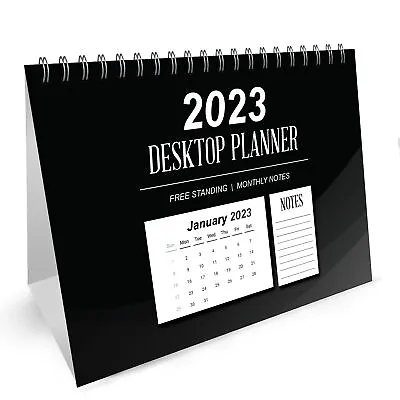 £4.99 • Buy 2023 Month To View Stand Up Desk Calendar Office Table Quality Planner Academic 