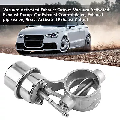 Car Exhaust Control Valve Boost Vacuum Activated Exhaust Cutout/Dump 2inch✧ • $75.35