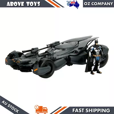 Jada 1:24 Scale Justice League 2017 Batmobile With Figure Diecast Model • $73.99