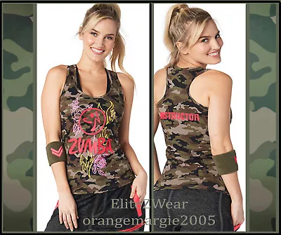 ZUMBA INSTRUCTOR RacerBack Top Tank Tee Shirt ZArmy GORGEOUS! Convention EliteZW • £46.08