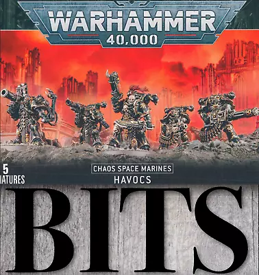 Warhammer 40K Horus Heresy Chaos Space Marine HAVOCS Bit Bits Reaper Chaincannon • $2