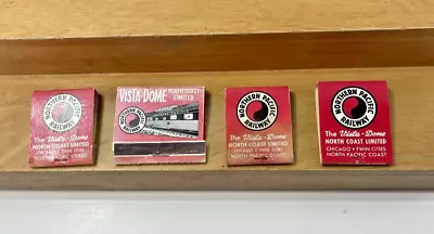 4x Vintage Northern Pacific Railroad Book Of Matches • $14.29