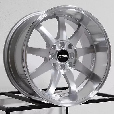 15x8.5 ARC AR4 4x100/4x114.3 20 Silver Machined Wheels Rims Set(4) 73.1 • $399