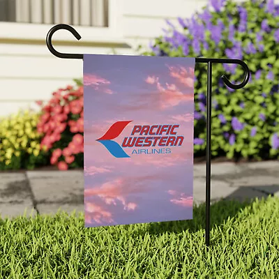 Pacific Western Airlines Garden Banner • $15.98