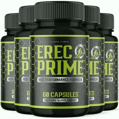 (5 Pack) Erec Prime Supplement For Men Virility Male Performance Pills • $69.95