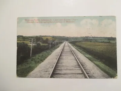 Missouri Pacific Railroad Postcard Between St Louis Kansas City 1914 MO • $5.99
