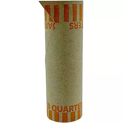 Coin-Tainer Preformed Tubular Coin Wrappers Quarters $10 1000 Wrappers/Box • $22.04