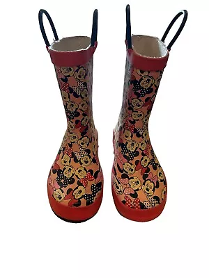 Western Chief Minnie Mouse Girls Rain Boots Size 11/12. Multi Pics With Measures • $17