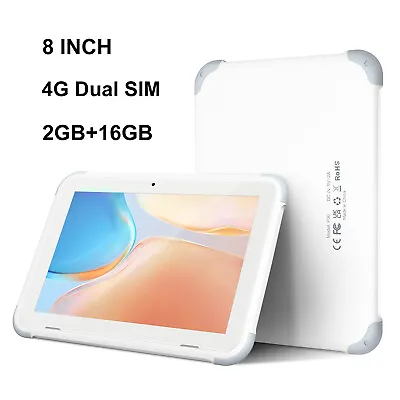 $68.99 • Buy 8  Inch WIFI Tablet Android Quad Core Kids Tablet PC 2GB+16GB HD Dual Camera GMS