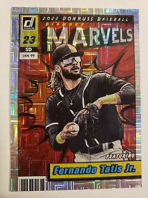 2022 Panini Fernando Tatis Jr Donruss Marvels Vector Parallel Insert #M-2 Padres • $0.99