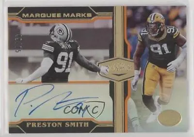 2020 Panini Plates & Patches Marquee Marks Orange /75 Preston Smith #MM-PS Auto • $22.45