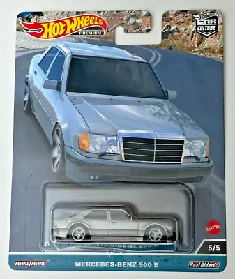 Hot Wheels Mercedes-Benz 500E Silver #5 5/5 - 2023 Car Culture Canyon Warriors • $13.99