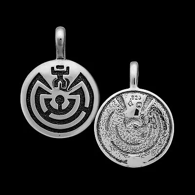 Man In The Maze Pendant 925 Sterling Silver Pendant I'itoi Pendant Tohono... • $44