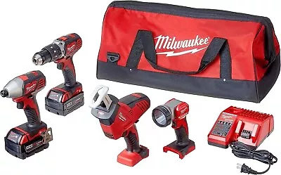 2695-24 M18 18V Cordless Lithium-Ion 4-Tool Combo Kit BRAND NEW IN BOX NEVR OPEN • $190