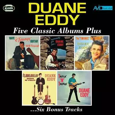 Duane Eddy : Five Classic Albums Plus CD 2 Discs (2020) ***NEW*** Amazing Value • £6.89