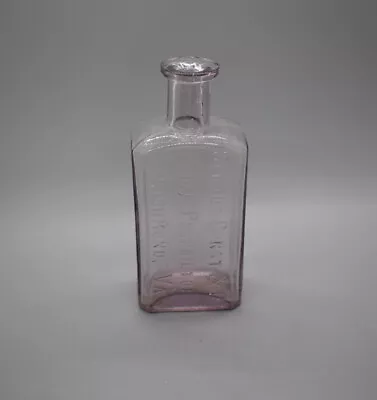 Straus Gunst & Co Richmond VA 6.25  Grocer Whiskey Virginia Bottle Amethyst • $50