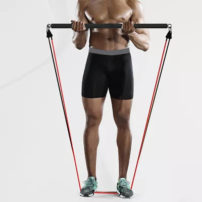 Resistance Band Set With Handles Workout Bands Exercise Band Gym Sport Training • $29.09