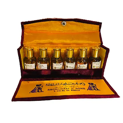 Vtg Asgharali & Sons Bahrain Perfumes Liz Tresor White Linen Men's Obsession NEW • £56.06