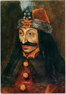 Vlad Tepes DRACULA Postcard Official Painted Portrait Medieval The Impaler • $9.99