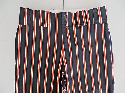 Vtg Boombah Ultimate Baseball Softball Pants Black Orange Stripes 36 X-Long • $24.95
