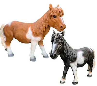 HORSE Garden Ornament Lawn Patio Horses Sculpture Farmyard Animal Art Decor New • £39.99