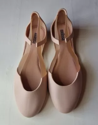 MELISSA Shoes Uk Size 4 Eur 37 Pale Pink • £19.99