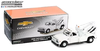 1:18 Greenlight *white* 1968 Chevrolet C-30 Wrecker Tow Truck Nib • $89.99