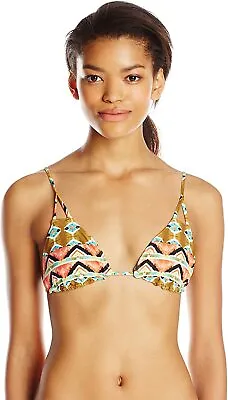 Volcom Multicolor Native Drift Reversible Swimsuit Top Women's Size M L10003 • $35.10