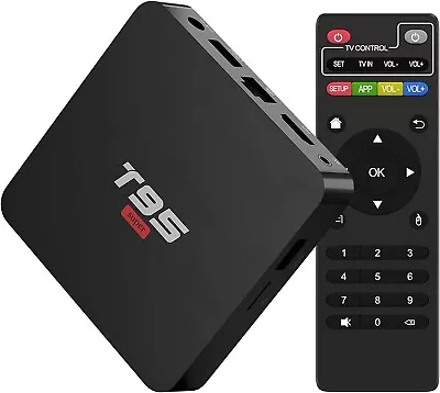 Android 10.0TV Box T95Super 2GB RAM 16GB ROM H.265 Quad Core Android Box Support • £14.99