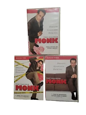 Monk Seasons 1 2 & 3 DVD Season 3 New Sealed • $9.99