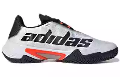 Men's Brand New Adidas Barricade 'White Black Solar Red' GW2964 • $139.99