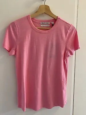 $14.99 • Buy COUNTRY ROAD Women's Cotton Slub Tee / T-Shirt -Vibrant Pink- XXS - BNWT's