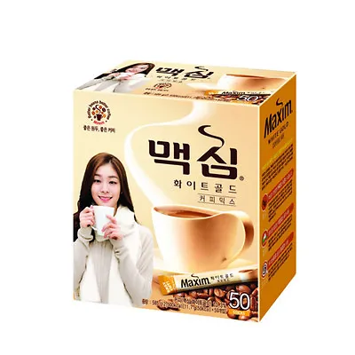 Korean Instant Coffee Mix Maxim White Gold 50 100 Stick • $18.99