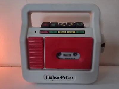 Vintage 1989 Fisher Price Cassette Tape Player/Recorder Untested • $42