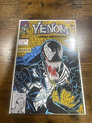 Venom Lethal Protector #1 * Nm+ * Gold Shattered Matt Damasi Homage Variant 🔥🔥 • $25