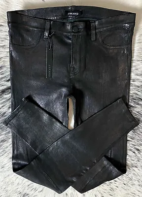 $1050 J Brand L8001  Super Skinny  Leather Legging Sz 27 Noir Nothing Sexier!! • $595